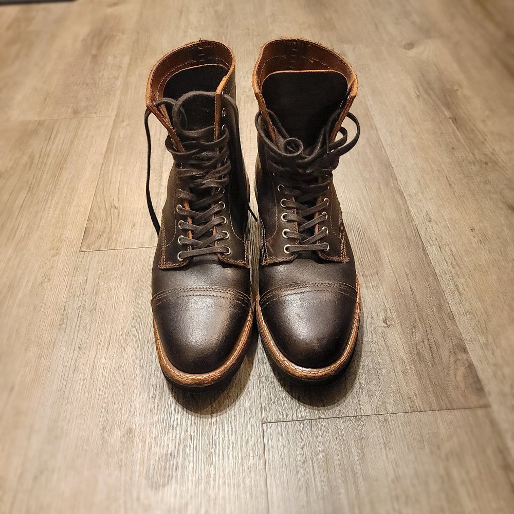 Thursday Boots - Logger - Waxed Cacao - 8.5 Men's